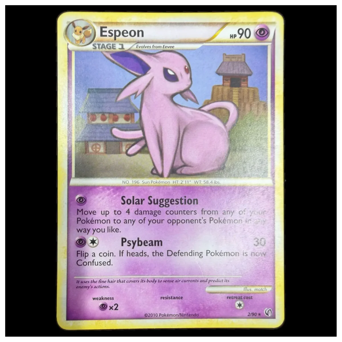 Pokemon Espeon Non-Holo — Undaunted 2/90 (Pokemon Kaarten) — Üksik kaart