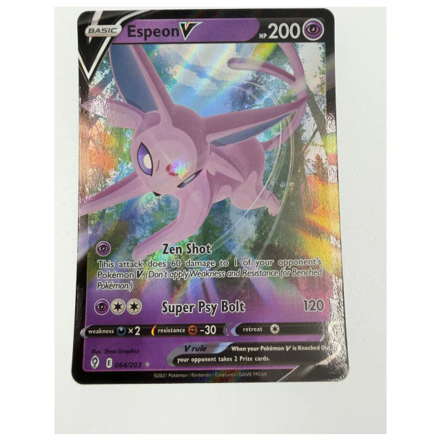 Pokemon Espeon V — Evolving Skies 064/203 — Pokemon Kaarten