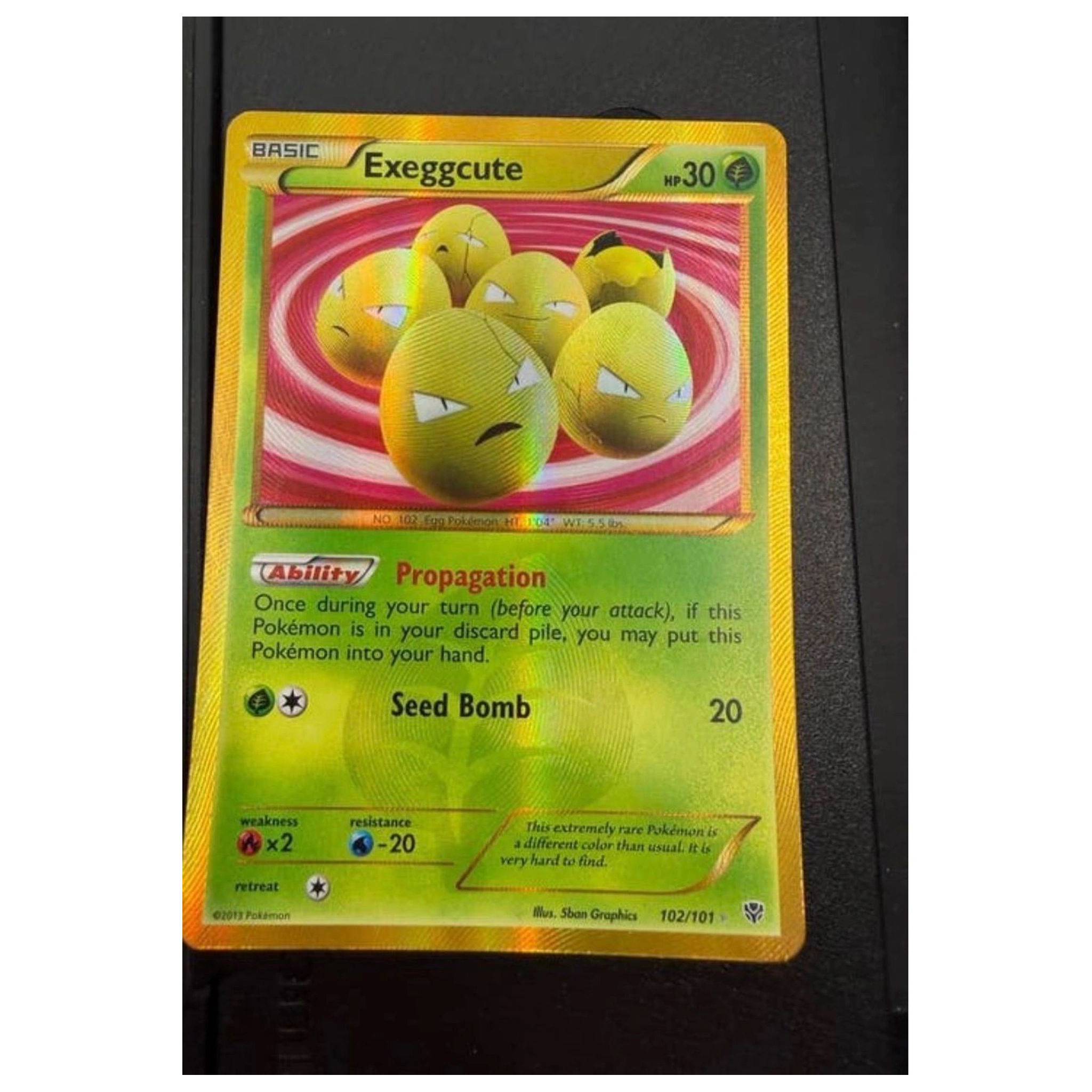 Pokemon Exeggcute 102/101 - Plasma Blast (Shiny Secret Rare) (Pokemon Kaarten) Losse kaart — Near Mint staat — origineel kopen bij Gameshop Enter