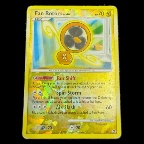 Pokemon Fan Rotom — Rising Rivals RT1 — Pokémon-Karten
