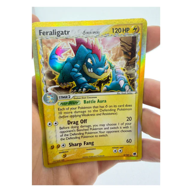 Pokemon Feraligatr δ Delta Species — EX Dragon Frontiers 2/101 — Pokemon Kaarten