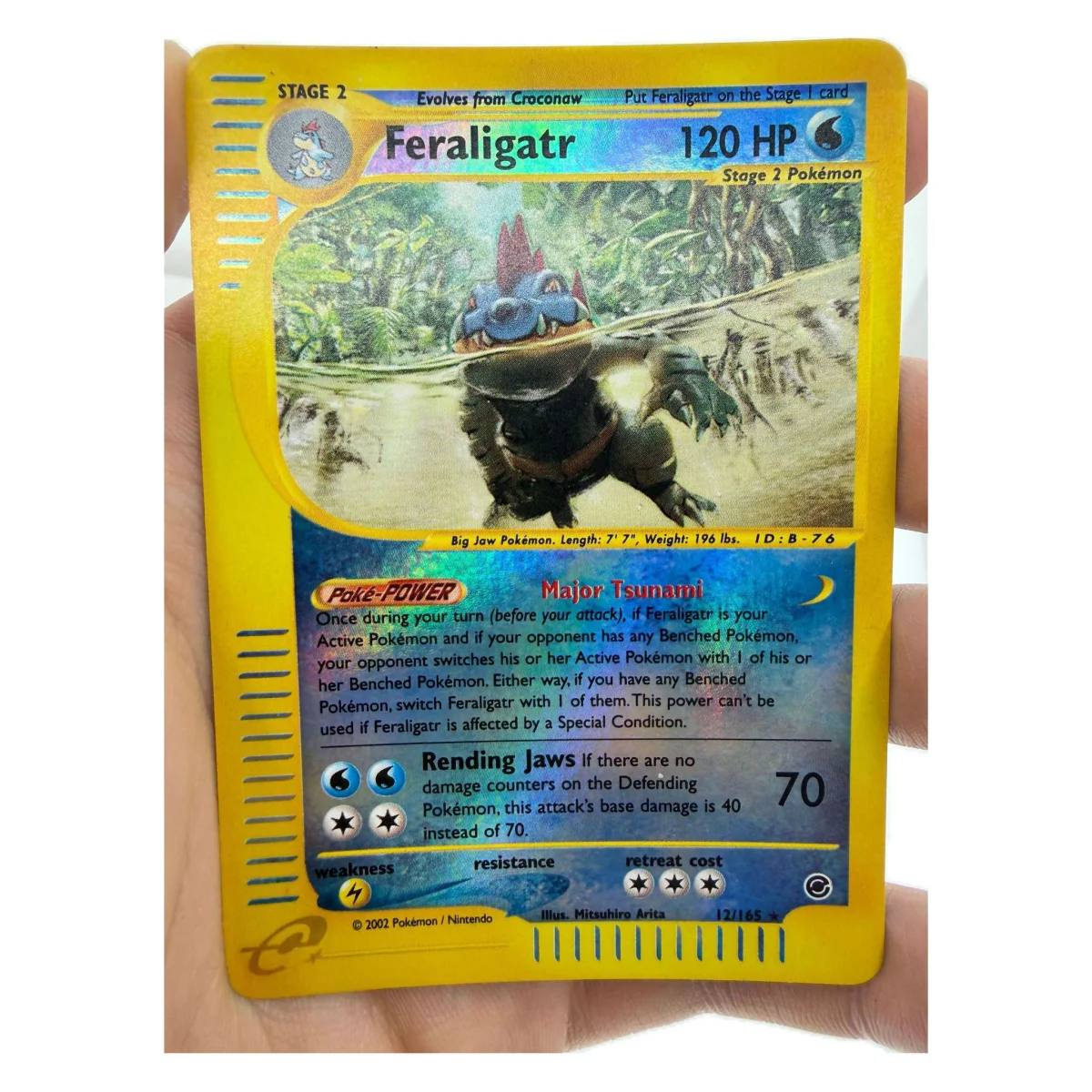 Pokemon Feraligatr — Expedition 12/165 (Pokemon Kaarten) — zdjęcie szczegółowe 1
