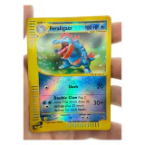 Pokemon Feraligatr — Expedition 46/165 Pokemon Kaarten Voorkant — Losse kaart