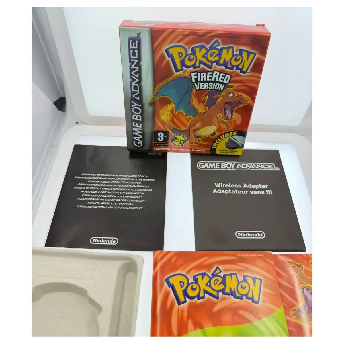 Pokemon Fire Red (Game Boy Advance) — Spil i original æske