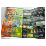 Pokemon FireRed & LeafGreen — originele promo-poster/flyer Game Boy Advance Voorkant — Los accessoire