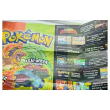 Pokemon FireRed & LeafGreen — originele promo-poster/flyer Game Boy Advance Label — Los accessoire