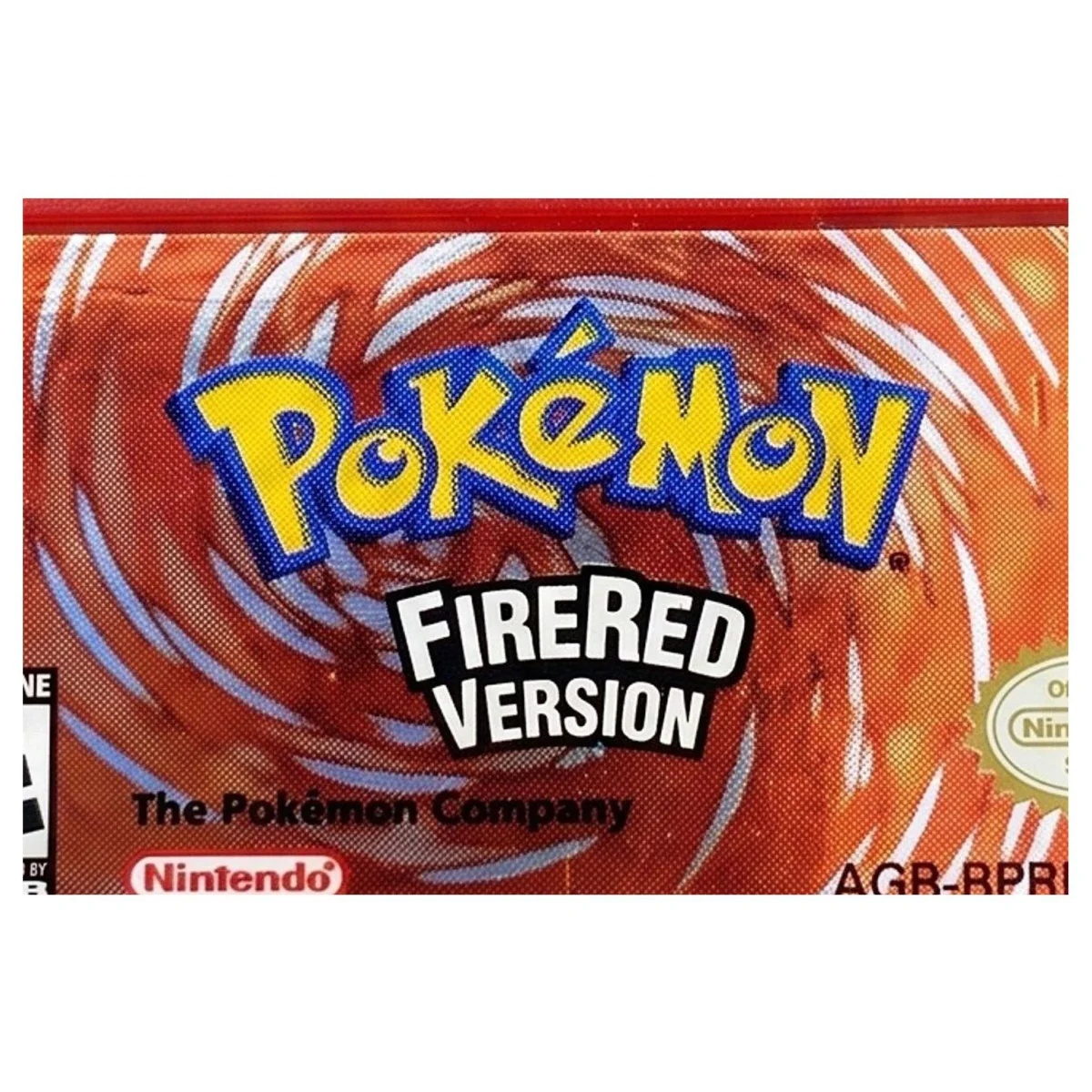 Pokemon FireRed Version Game Boy Advance Label — Losse cartridge