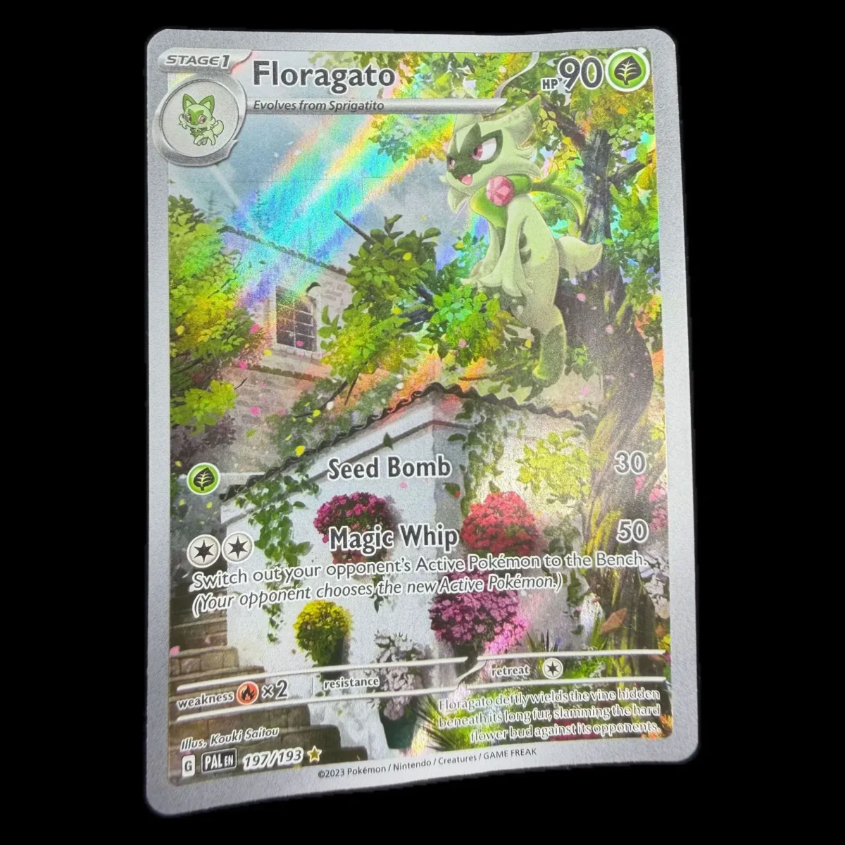 Pokemon Floragato Illustration Rare — Paldea Evolved 197/193 (Pokemon Kaarten) — Jednotlivá karta