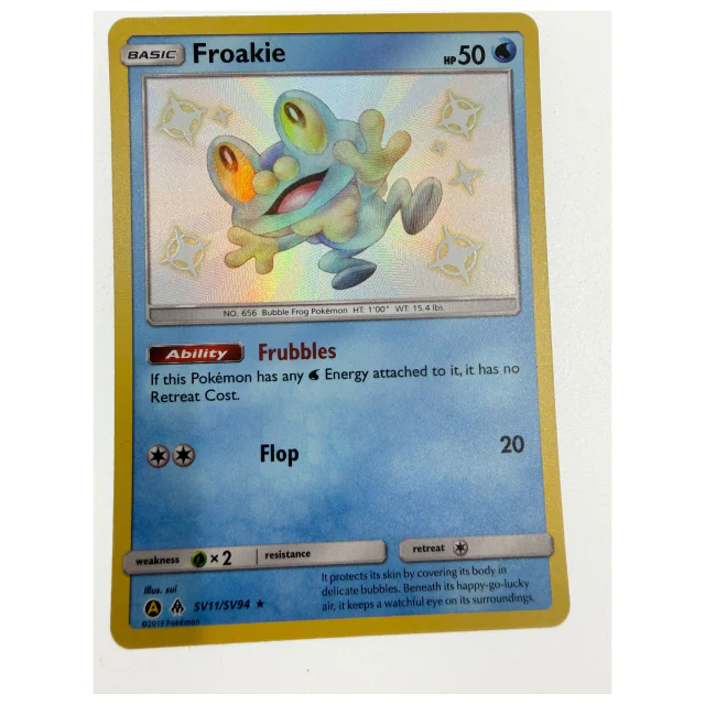 Pokemon Froakie — Hidden Fates Shiny Vault SV11/SV94 — Pokemon Kaarten