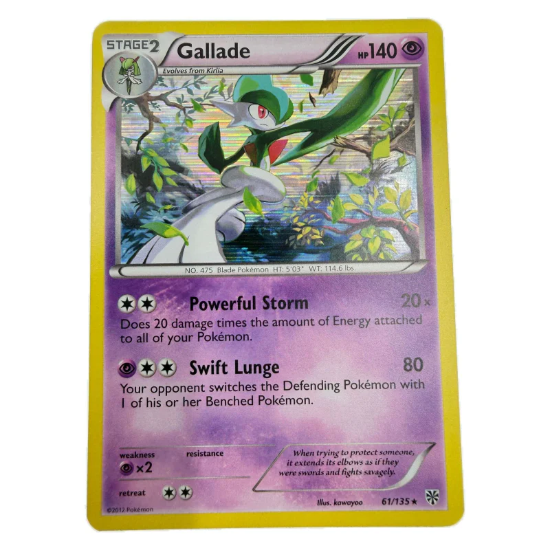 Pokemon Gallade Holo — Plasma Storm 61/135 (Pokemon Kaarten) Losse kaart — origineel kopen bij Gameshop Enter