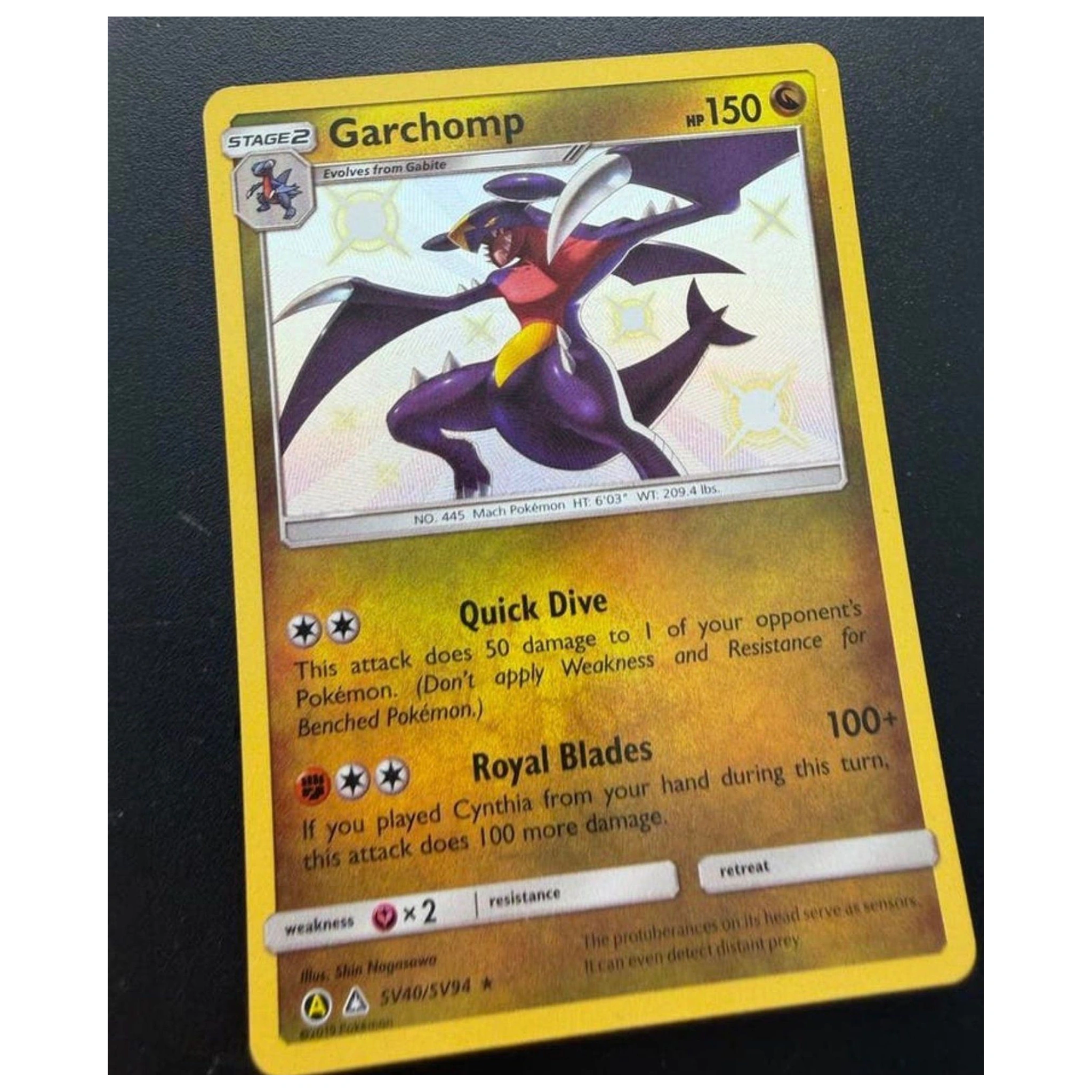 Pokemon Garchomp — Hidden Fates Shiny Vault SV40/SV94 (Pokemon Kaarten) Losse kaart — Goede staat — origineel kopen bij Gameshop Enter