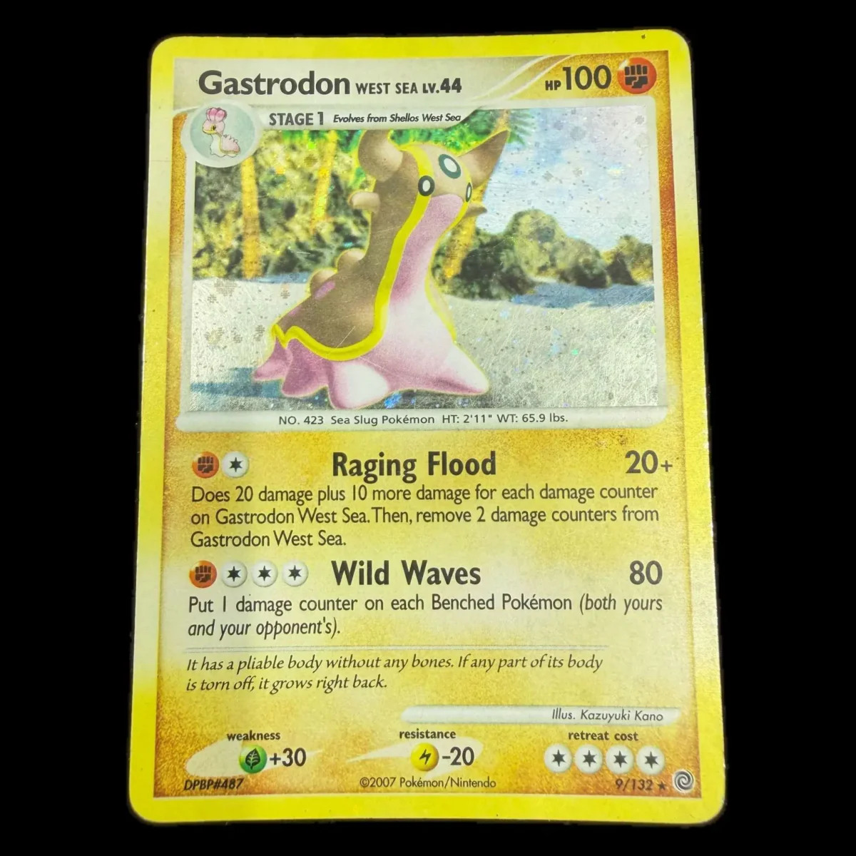 Pokemon Gastrodon West Sea Holo — Secret Wonders 9/132 (Pokemon Kaarten) — detailní fotografie 1