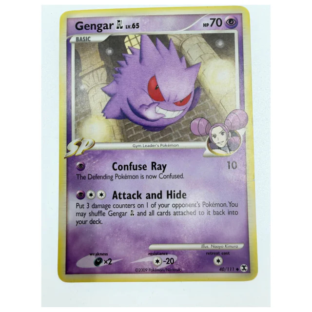 Pokemon Gengar GL LV.65 — Rising Rivals 40/111 — Pokemon Kaarten