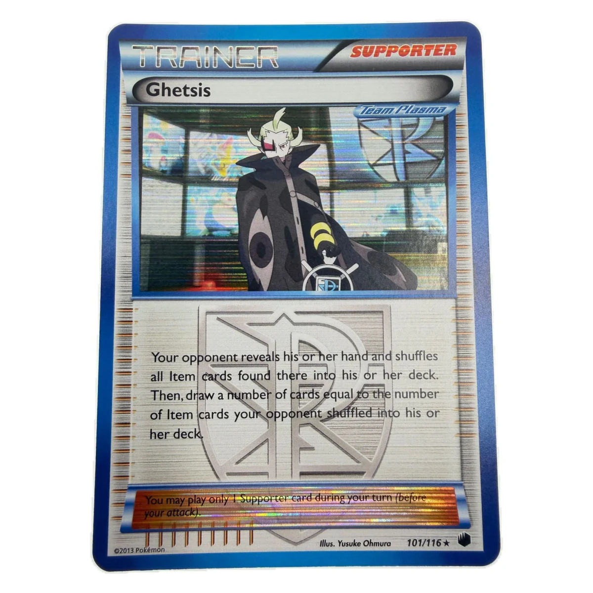 Pokemon Ghetsis (Trainer) — Plasma Freeze 101/116 (Pokemon Kaarten) — Enkelt kort