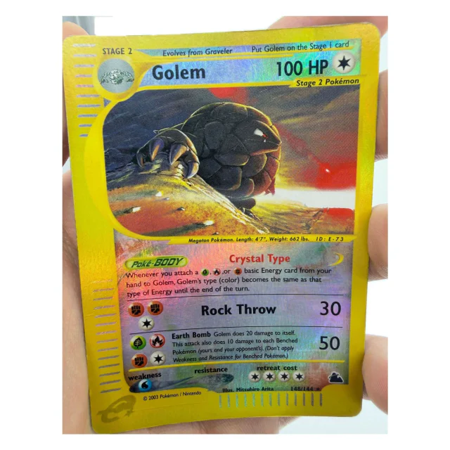 Pokemon Golem Crystal Type — Skyridge 148/144 — Pokemon Kaarten