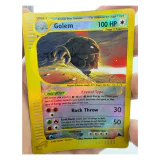 Pokemon Golem Crystal Type — Skyridge 148/144 Pokemon Kaarten Voorkant — Losse kaart