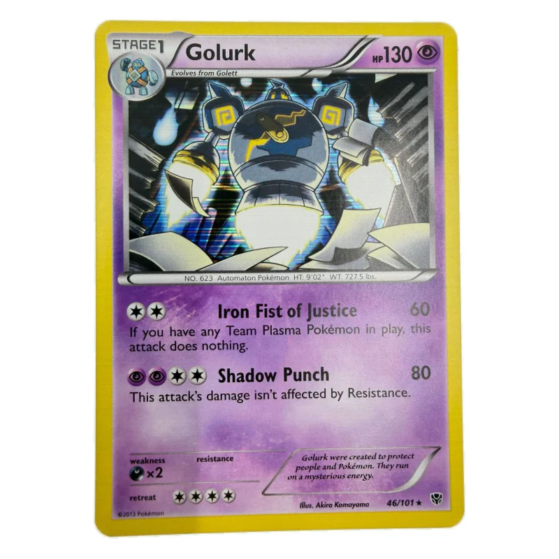 Pokemon Golurk Holo — Plasma Blast 46/101 (Pokemon Kaarten) Losse kaart — origineel kopen bij Gameshop Enter