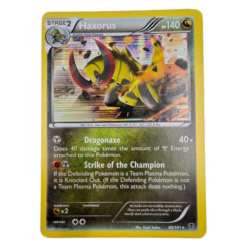Pokemon Haxorus Holo — Plasma Blast 69/101 (Pokemon Kaarten) Losse kaart — origineel kopen bij Gameshop Enter