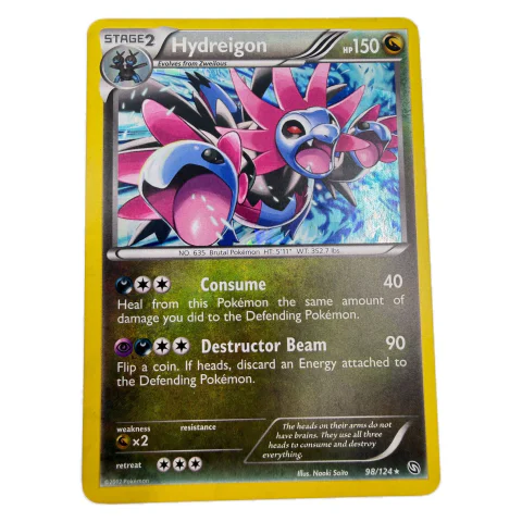 Pokemon Hydreigon Holo — Dragons Exalted 98/124 — Pokémon kortelės
