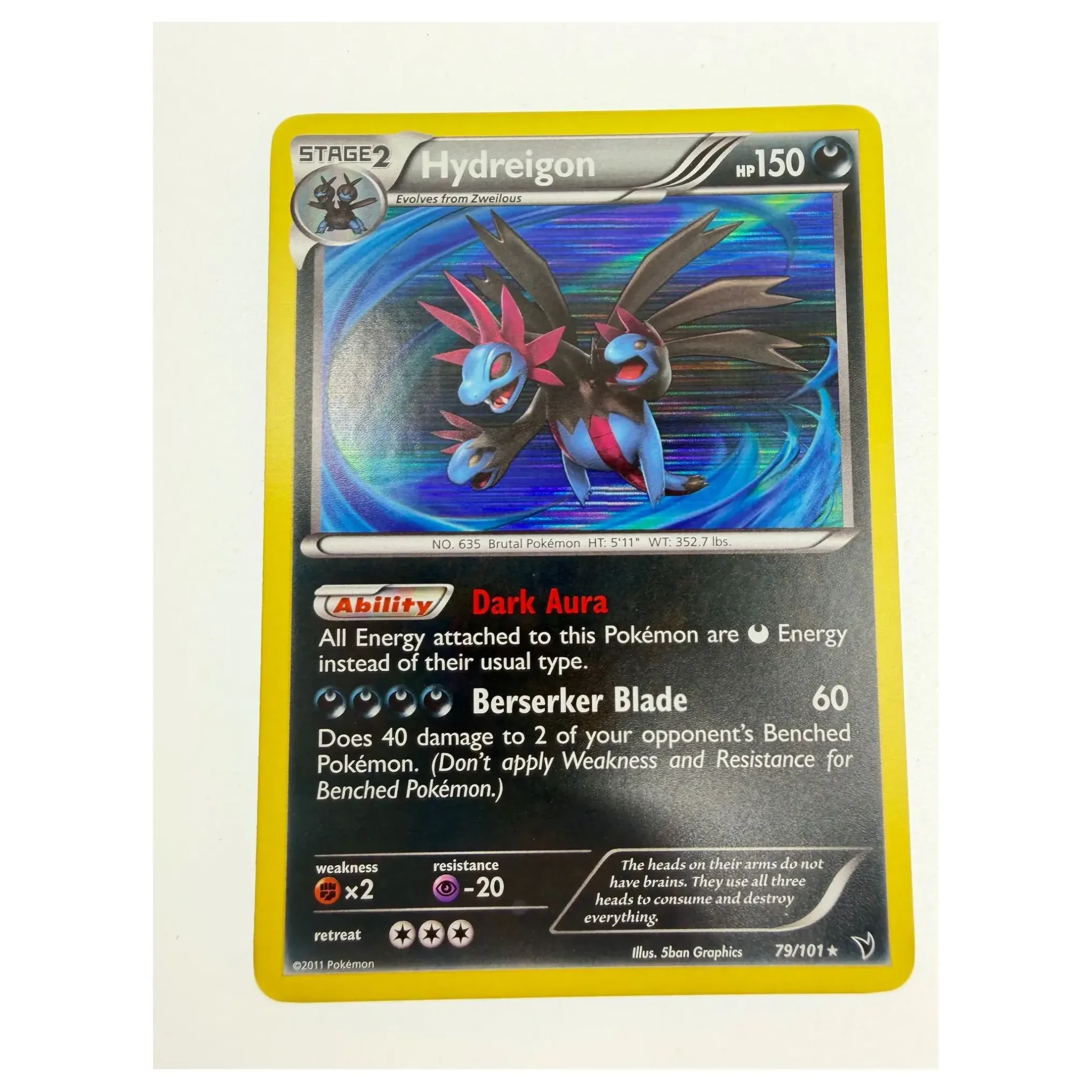 Pokemon Hydreigon Holo — Plasma Blast 79/101 (Pokemon Kaarten) Losse kaart — Near Mint staat — origineel kopen bij Gameshop Enter