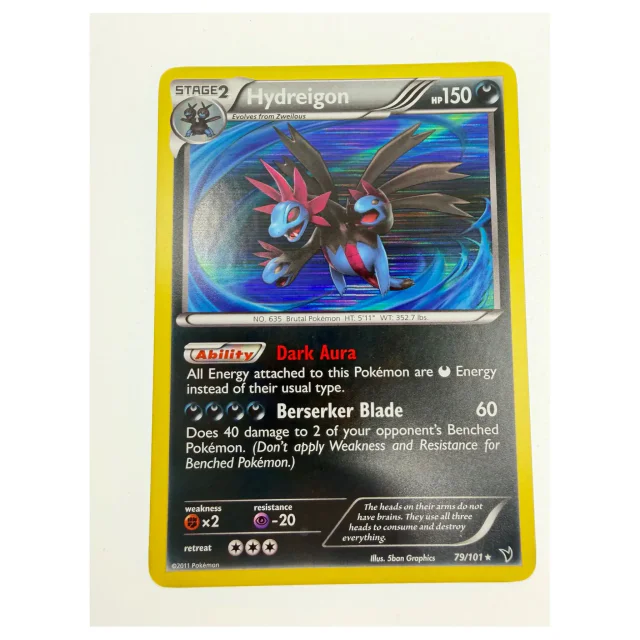 Pokemon Hydreigon Holo — Plasma Blast 79/101 — Pokemon Kaarten
