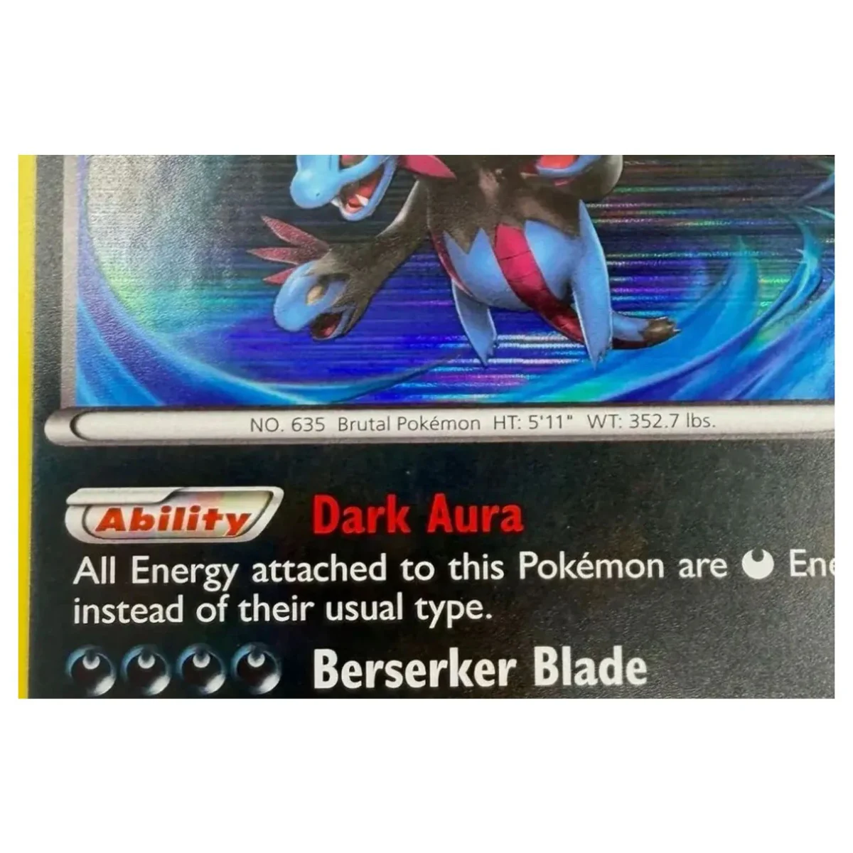 Pokemon Hydreigon Holo — Plasma Blast 79/101 (Pokemon Kaarten) — detail photo 2