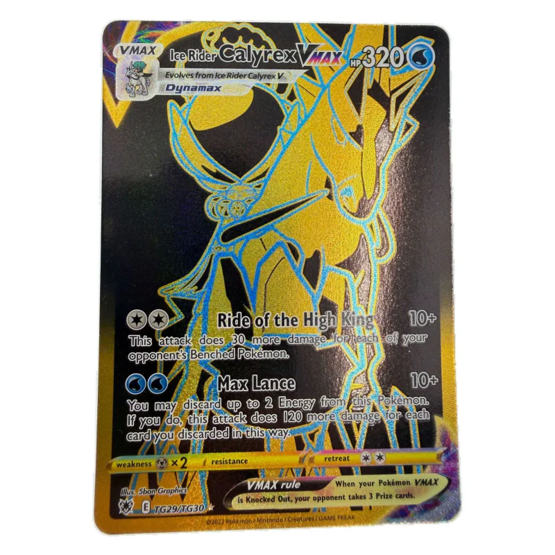 Pokemon Ice Rider Calyrex VMAX Gold — Astral Radiance Trainer Gallery TG29/TG30 (Pokemon Kaarten) Losse kaart — origineel kopen bij Gameshop Enter