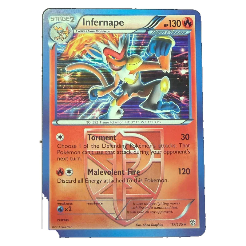 Pokemon Infernape Holo - Plasma Storm 17/135 (Team Plasma) (Pokemon Kaarten) — Jednotlivá karta