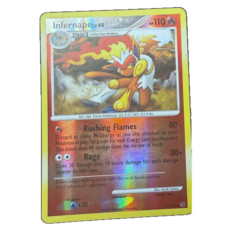 Pokemon Infernape Lv.44 Holo - Platinum 31/127 (Pokemon Kaarten) — Enkelt kort