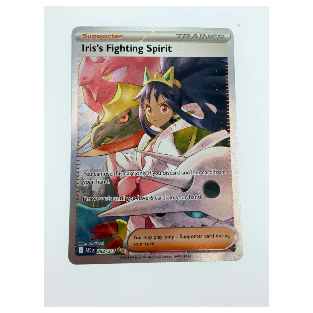 Pokemon Iris's Fighting Spirit (Trainer) — ASC 292/217 — Pokemon Kaarten
