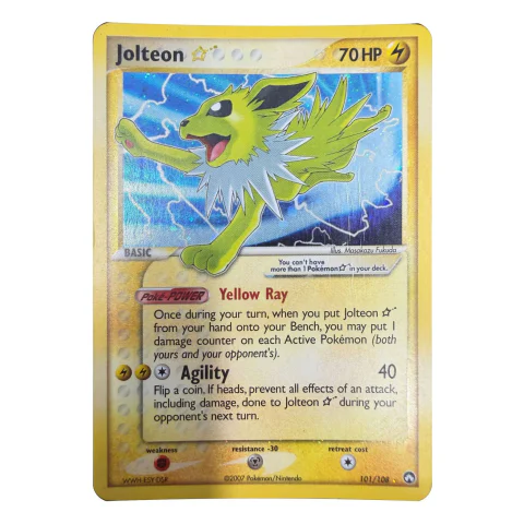Pokemon Jolteon Gold Star — EX Power Keepers 101/108 — Pokémon-Karten