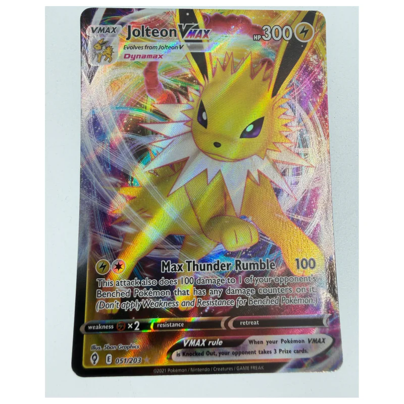 Pokemon Jolteon VMAX — Evolving Skies 051/203 (Pokemon Kaarten) Losse kaart — Near Mint — origineel kopen bij Gameshop Enter