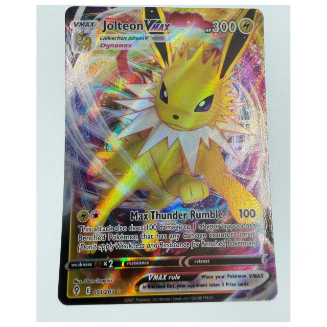 Pokemon Jolteon VMAX — Evolving Skies 051/203 — Pokemon Kaarten