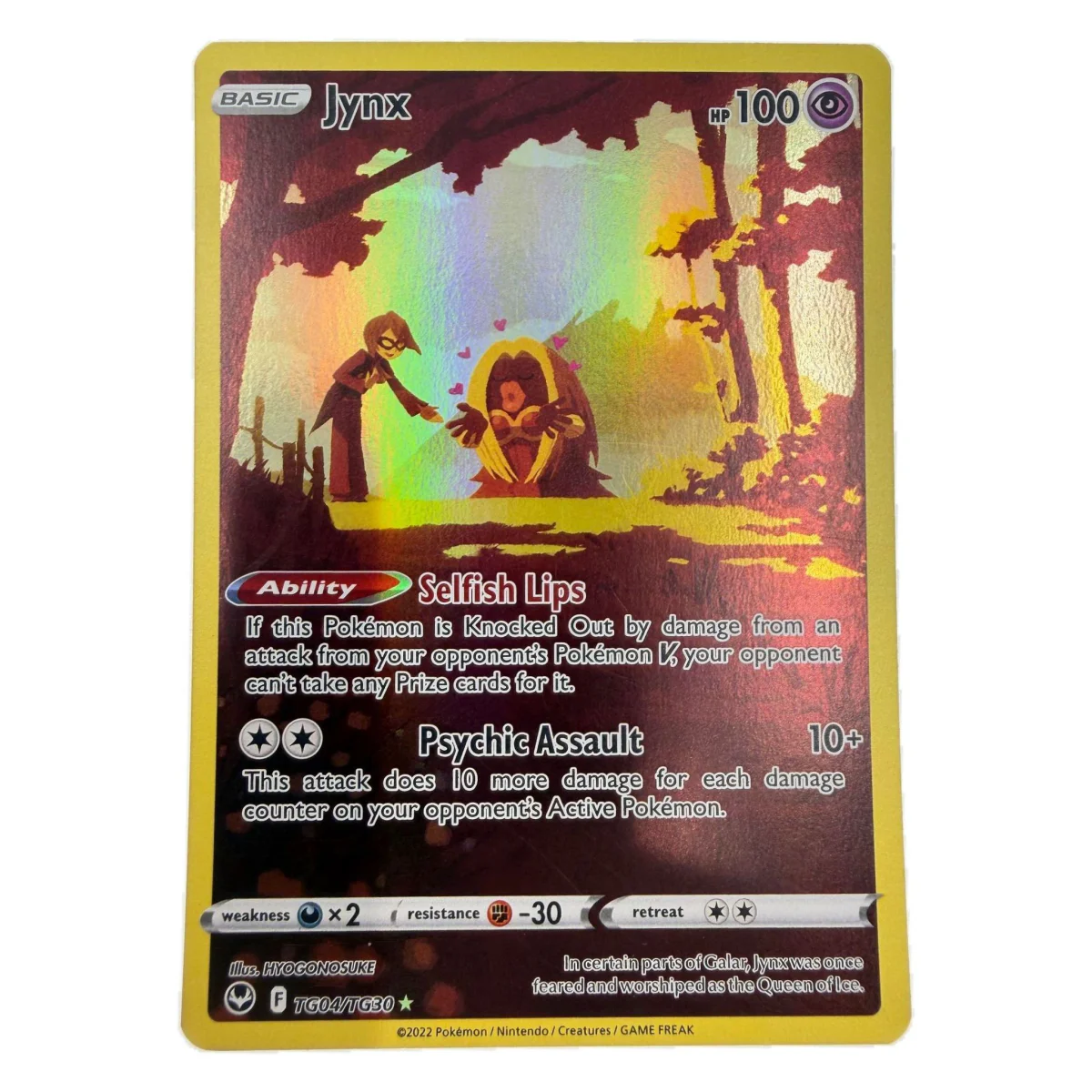 Pokemon Jynx — Silver Tempest Trainer Gallery TG04/TG30 (Pokemon Kaarten) — Enkelt kort