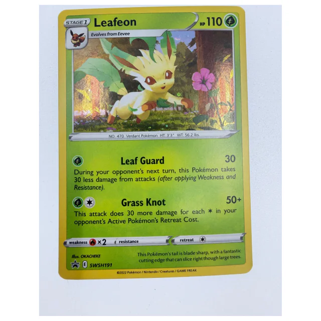 Pokemon Leafeon — SWSH Black Star Promo SWSH191 — Pokemon Kaarten