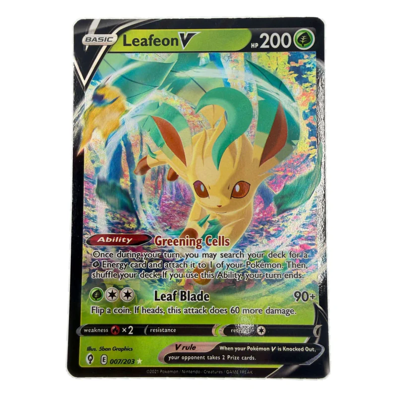 Pokemon Leafeon V — Evolving Skies 007/203 (Pokemon Kaarten) Losse kaart — origineel kopen bij Gameshop Enter