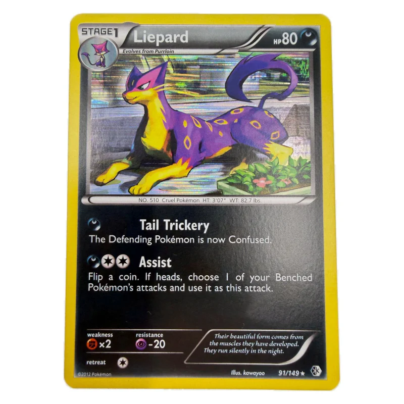 Pokemon Liepard Holo — Boundaries Crossed 91/149 (Pokemon Kaarten) Losse kaart — origineel kopen bij Gameshop Enter