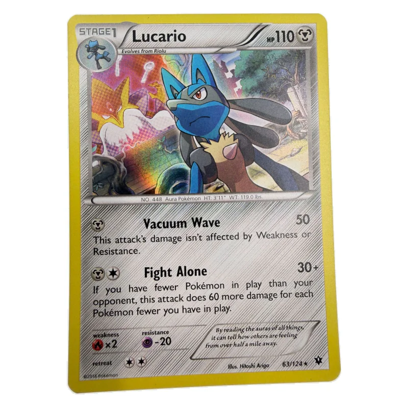 Pokemon Lucario Holo — Fates Collide 63/124 (Pokemon Kaarten) Losse kaart — origineel kopen bij Gameshop Enter