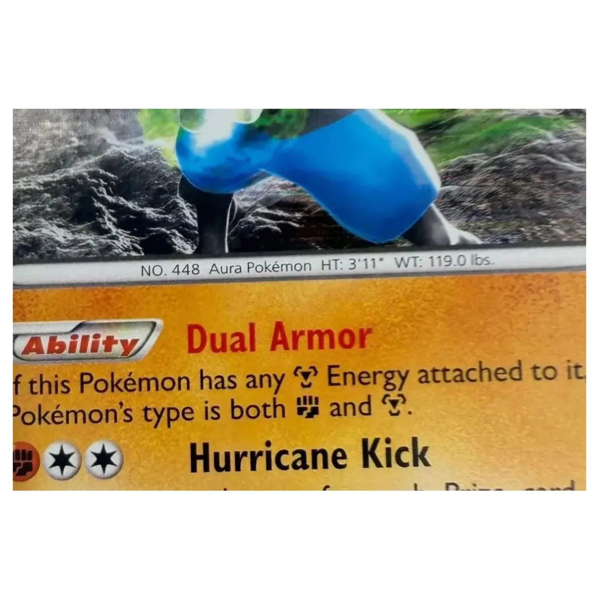 Pokemon Lucario Holo — Plasma Storm 78/135 (Pokemon Kaarten) — Detailfoto 2