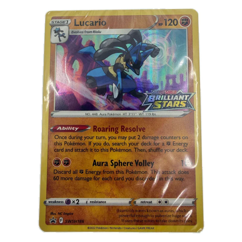 Pokemon Lucario Prerelease Promo — SWSH Black Star Promo SWSH186 (sealed) (Pokemon Kaarten) Sealed — origineel kopen bij Gameshop Enter