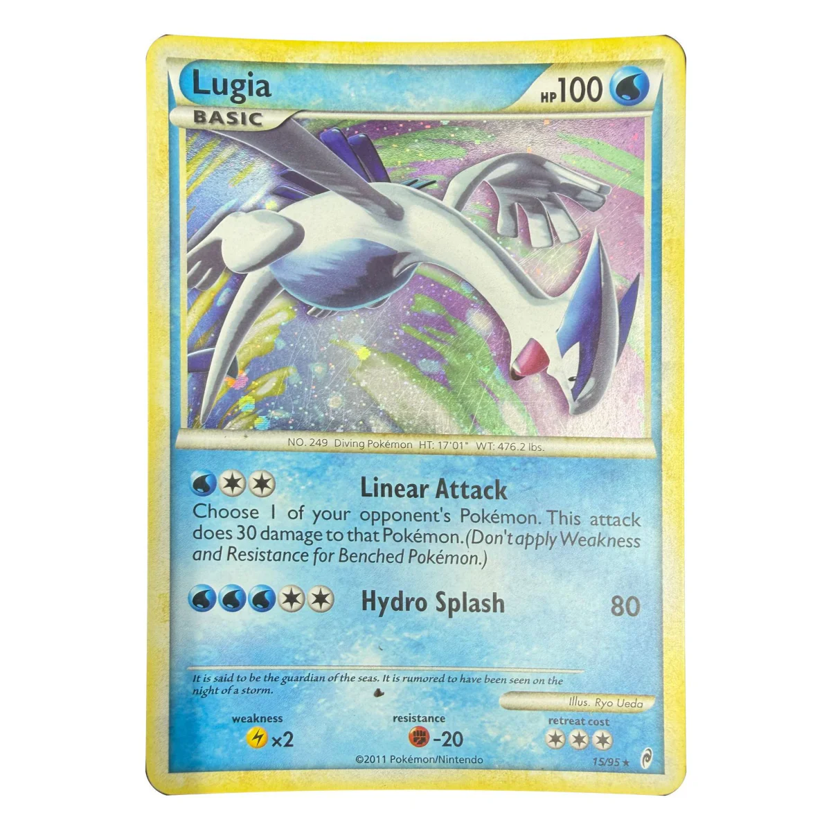 Pokemon Lugia Holo — Call of Legends 15/95 (Pokemon Kaarten) — Detailfoto 1