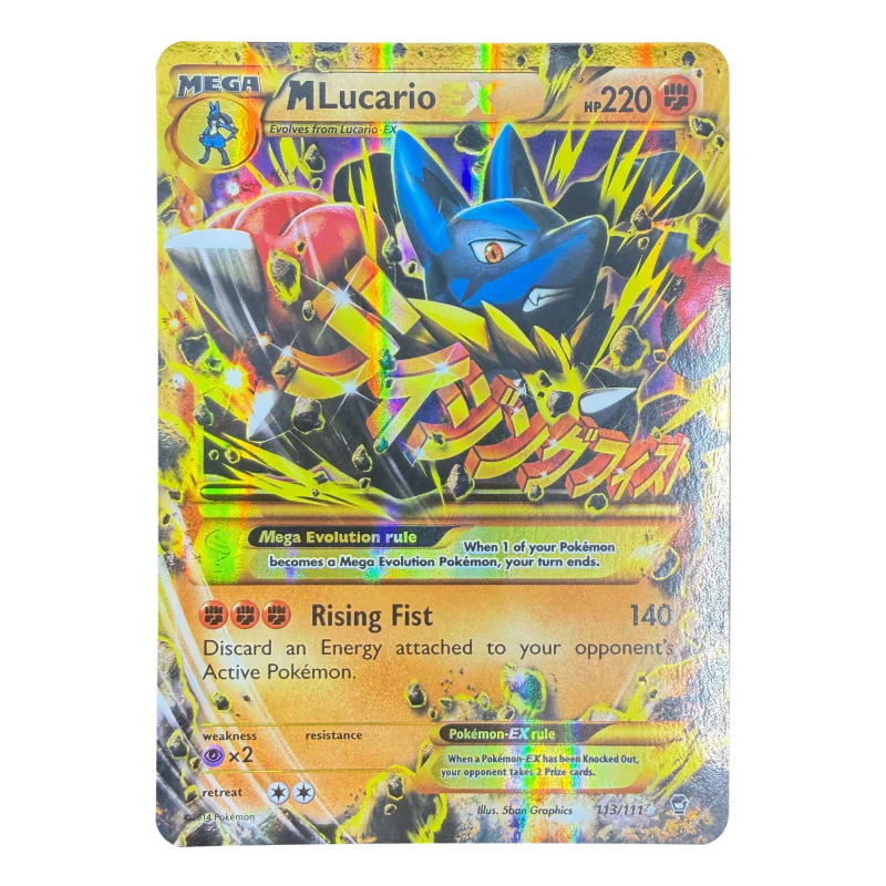 Pokemon M Lucario EX — Furious Fists 113/111 (Pokemon Kaarten) Losse kaart — origineel kopen bij Gameshop Enter