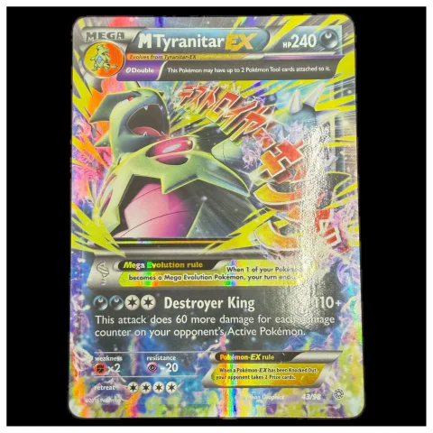 Pokemon M Tyranitar EX — Ancient Origins 43/98 — Pokémon-Karten