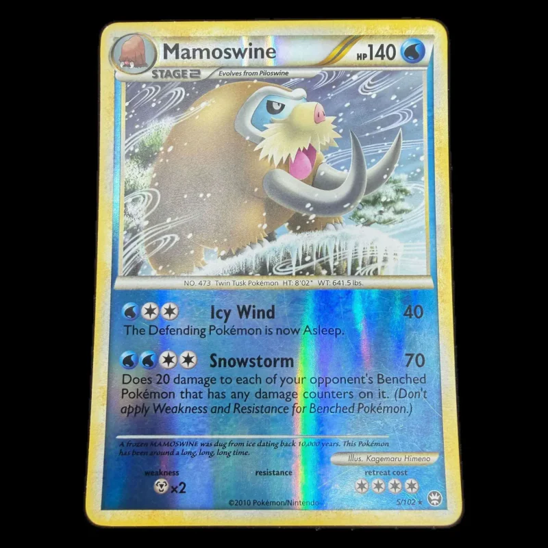 Pokemon Mamoswine Reverse Holo — Triumphant 5/102 (Pokemon Kaarten) Losse kaart — origineel kopen bij Gameshop Enter