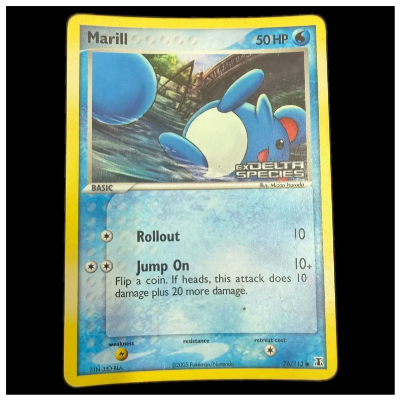 Pokemon Marill Reverse Holo (Stamped) — EX Delta Species 76/113 (Pokemon Kaarten) Losse kaart — origineel kopen bij Gameshop Enter