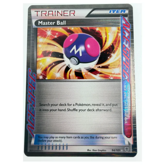 Pokemon Master Ball (Ace Spec) — Plasma Blast 94/101 — Pokemon Kaarten