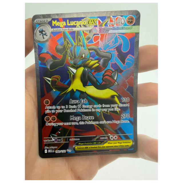 Pokemon Mega Lucario ex — Mega Evolution 160/132 — Pokemon Kaarten