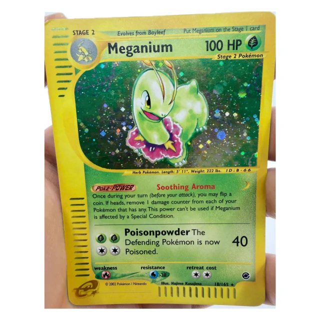Pokemon Meganium — Expedition 18/165 — Pokemon Kaarten