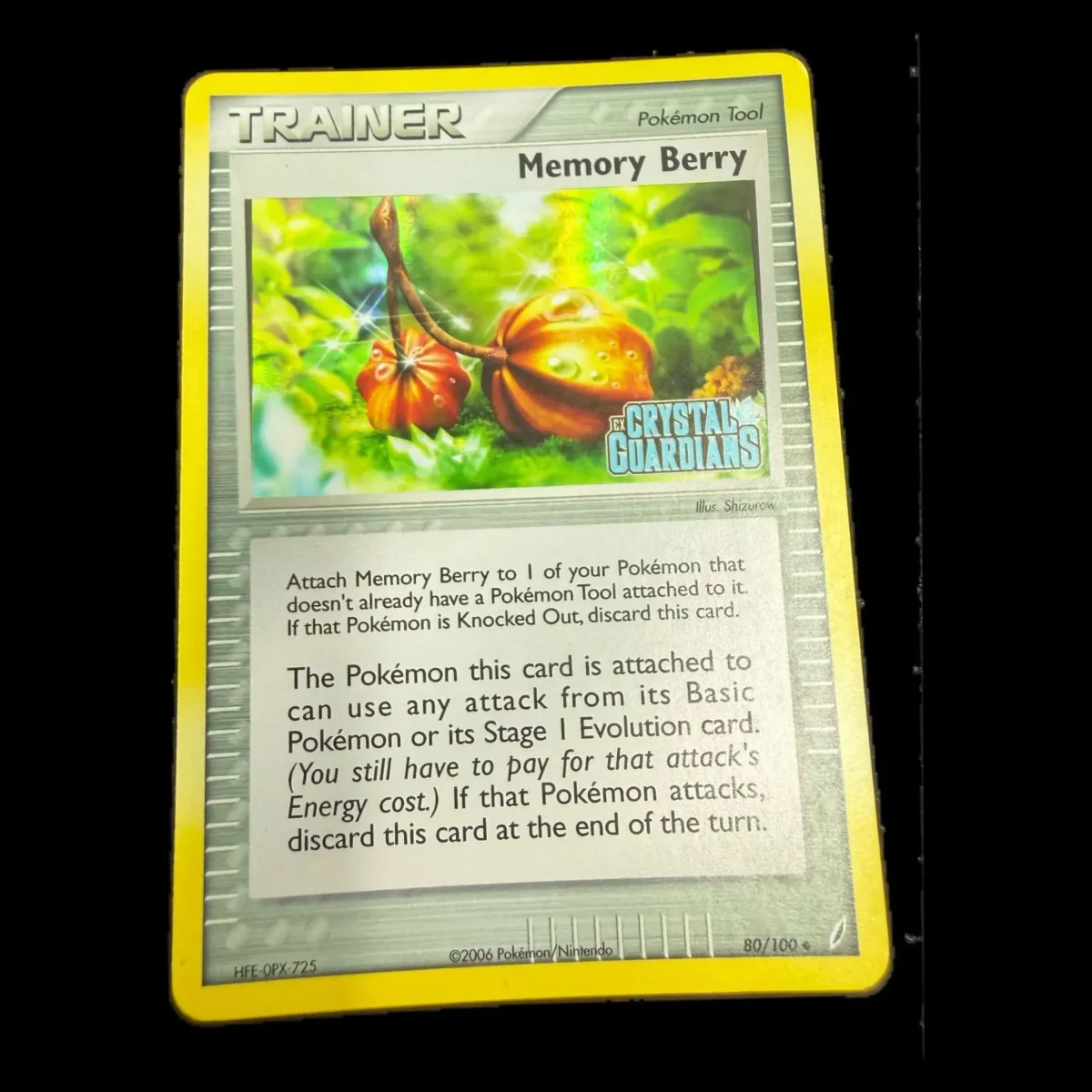 Pokemon Memory Berry Reverse Holo (Stamped) — EX Crystal Guardians 80/100 (Pokemon Kaarten) — Jednotlivá karta