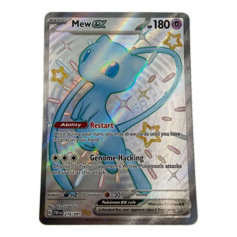 Pokemon Mew ex Shiny — Paldean Fates 216/091 (Pokemon Kaarten) Losse kaart — origineel kopen bij Gameshop Enter